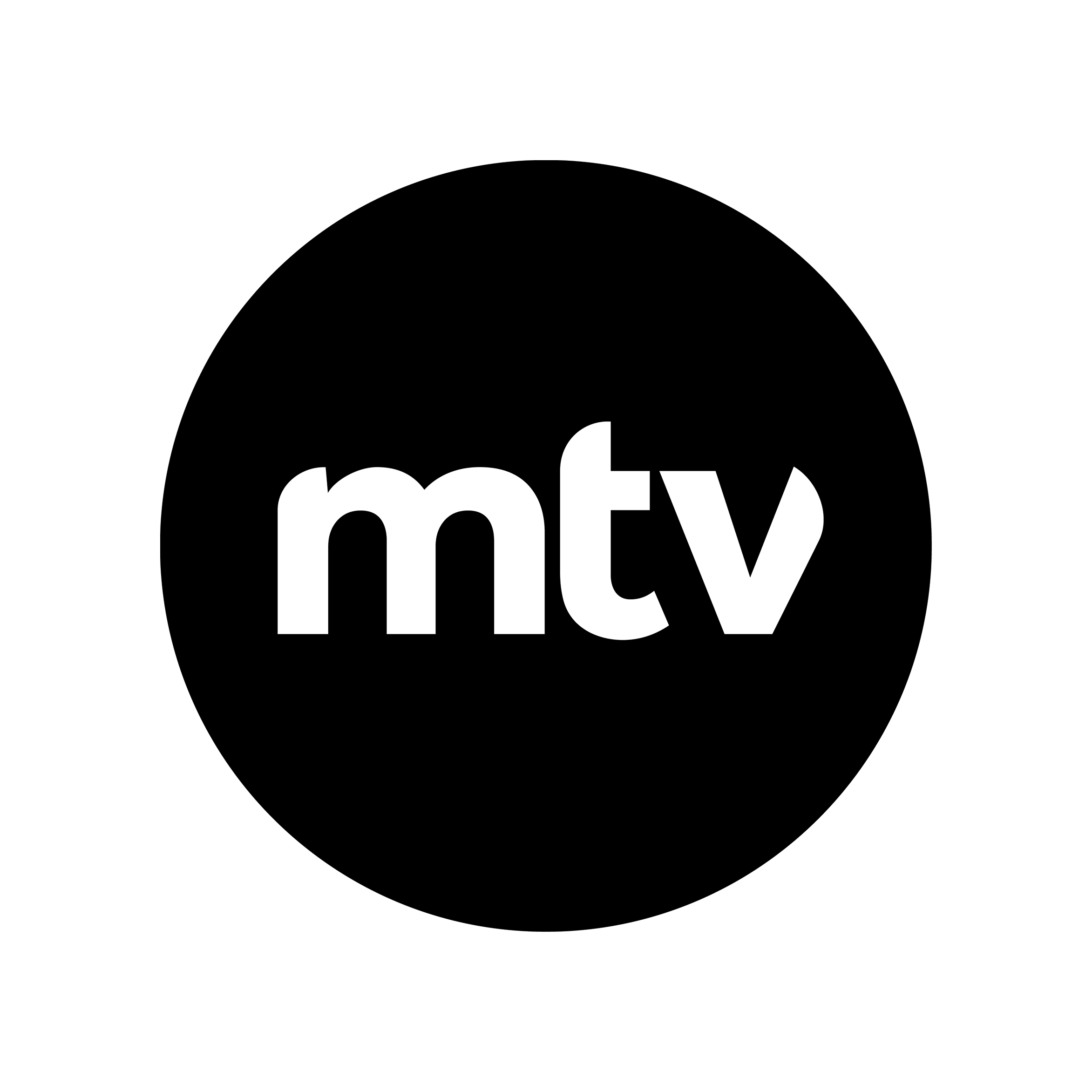 mtv logo white png